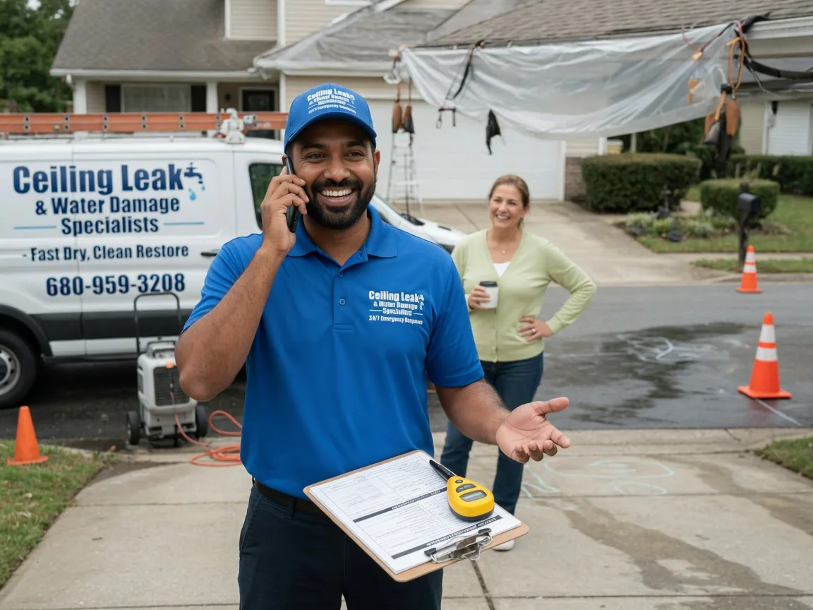Ceiling Leak Cleanup Marysville, KS FAQs